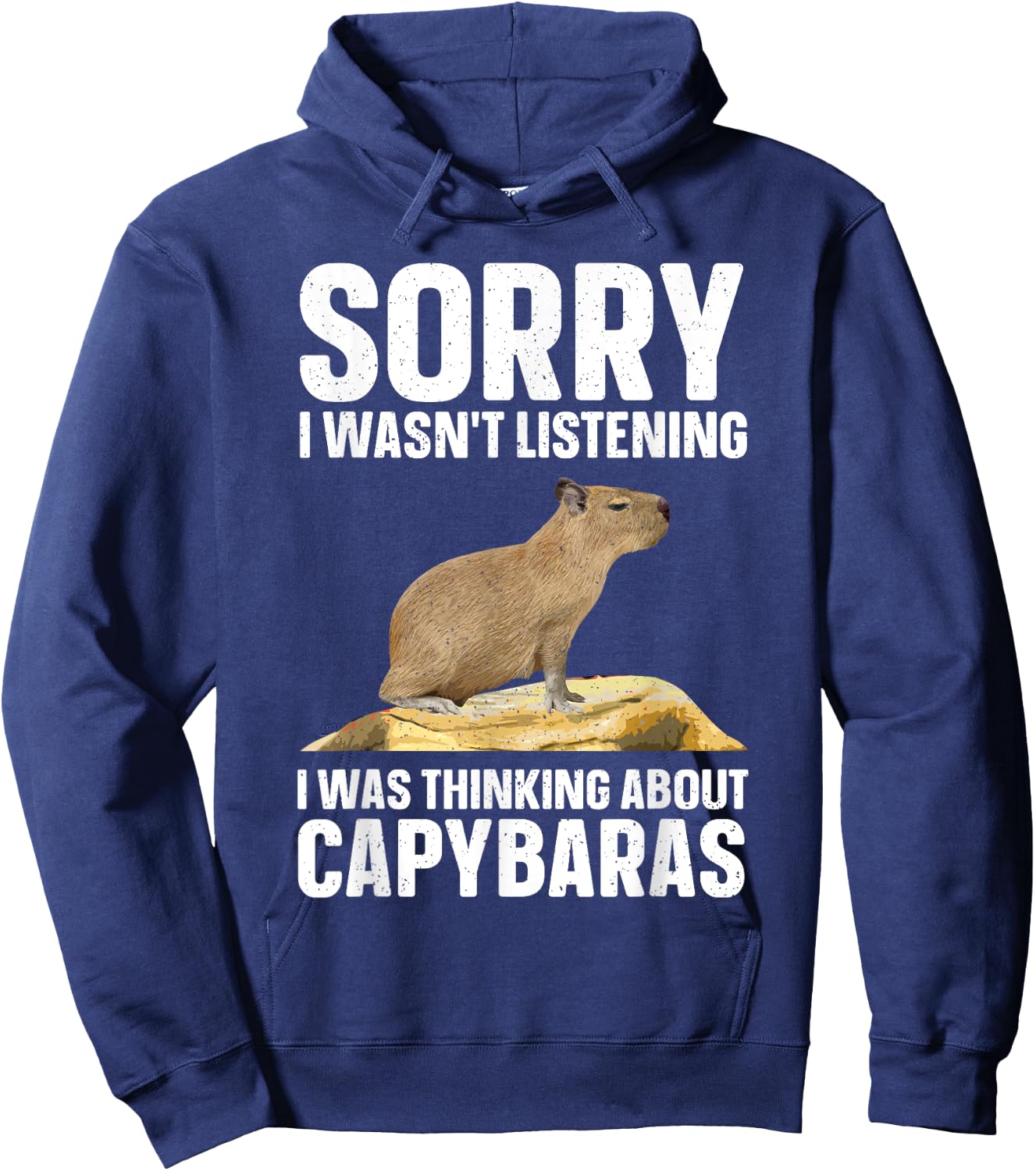Best Capybara Design Women Kids Pet Rodent Capybara Hoodie - Hoodie | Navy