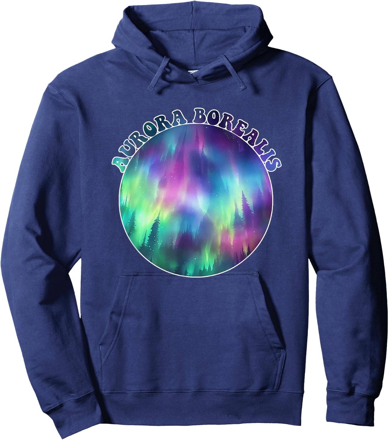 Aurora Borealis Northern Light Souvenir Adults Kids Women Hoodie - Hoodie | Navy