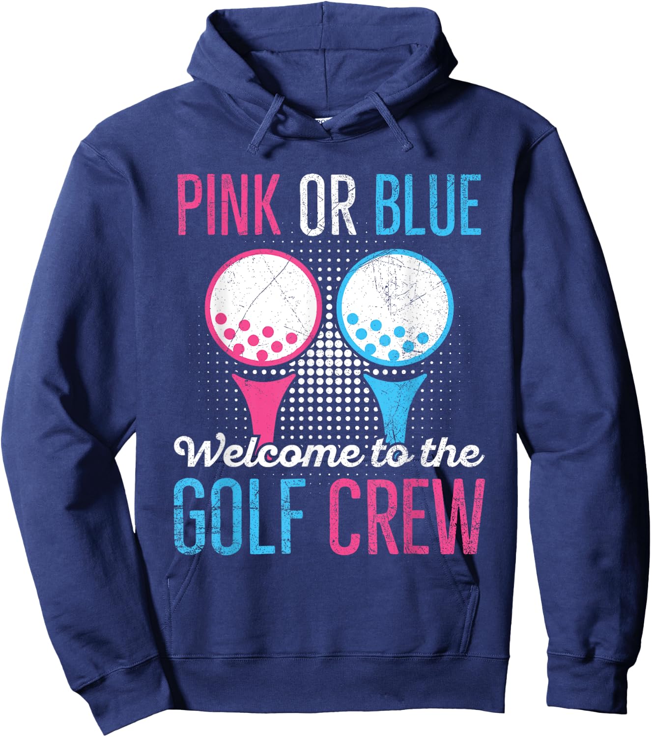 Gender Reveal Golf Quote for a Golf Lover Hoodie - Hoodie | Navy