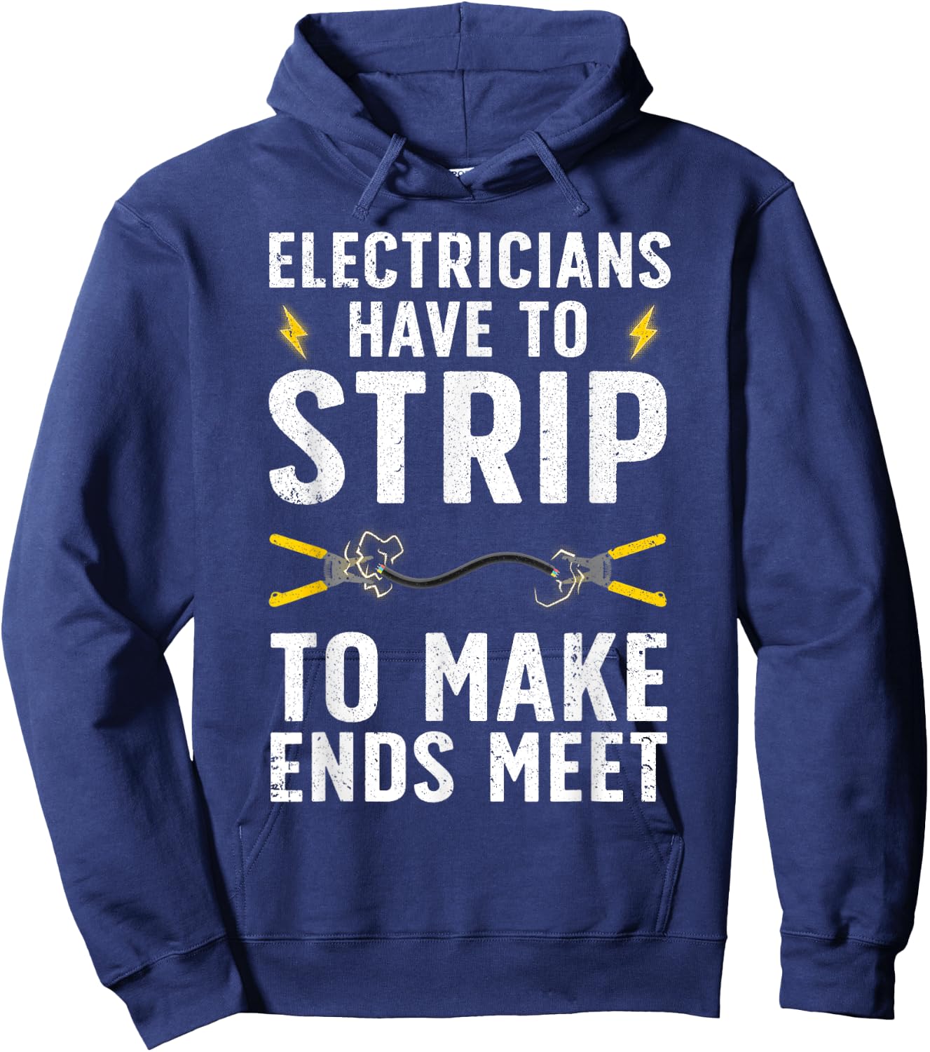 Funny Electrician Women Electrician Electrical Tools Hoodie - Hoodie | Navy
