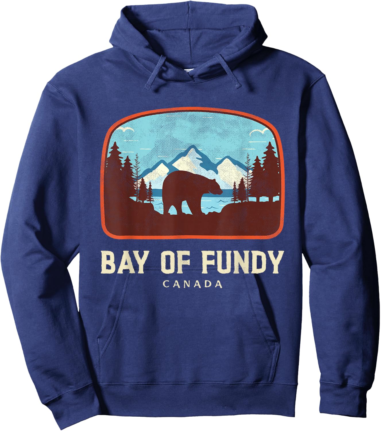 Bay of Fundy Canada Hoodie - Hoodie | Navy