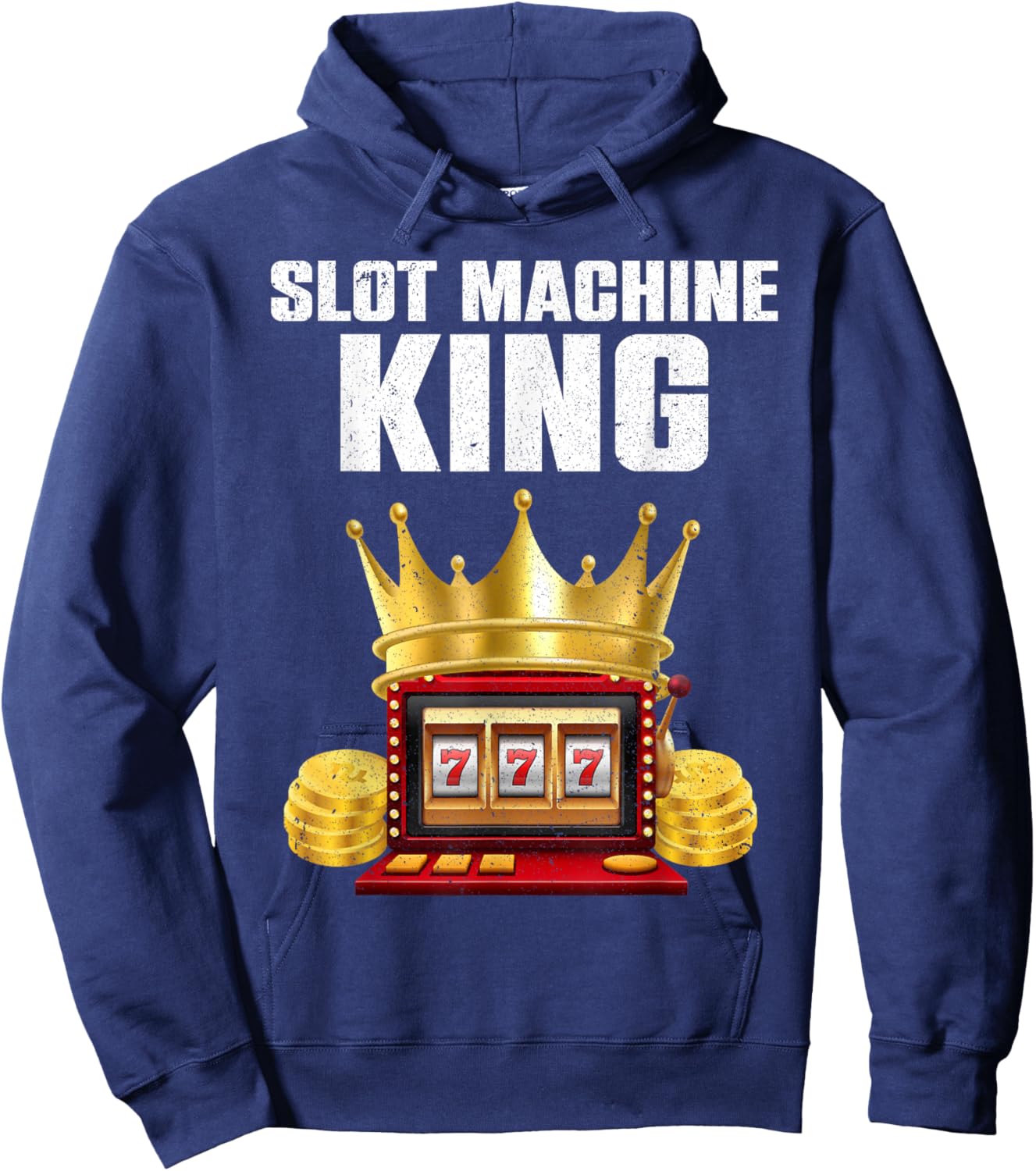 Cool Slot Machine Lovers Design Boys Casino Gambler Hoodie - Hoodie | Navy