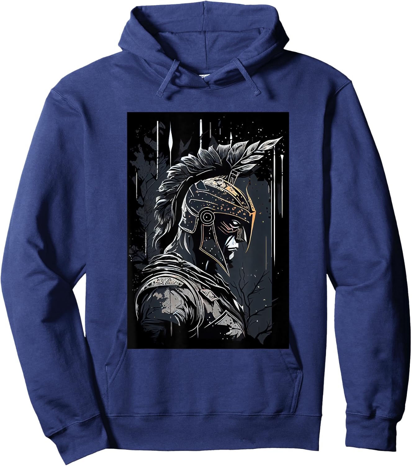 Epic Motivational Spartan Warrior Trojan Warrior Gladiator Hoodie - Hoodie | Navy