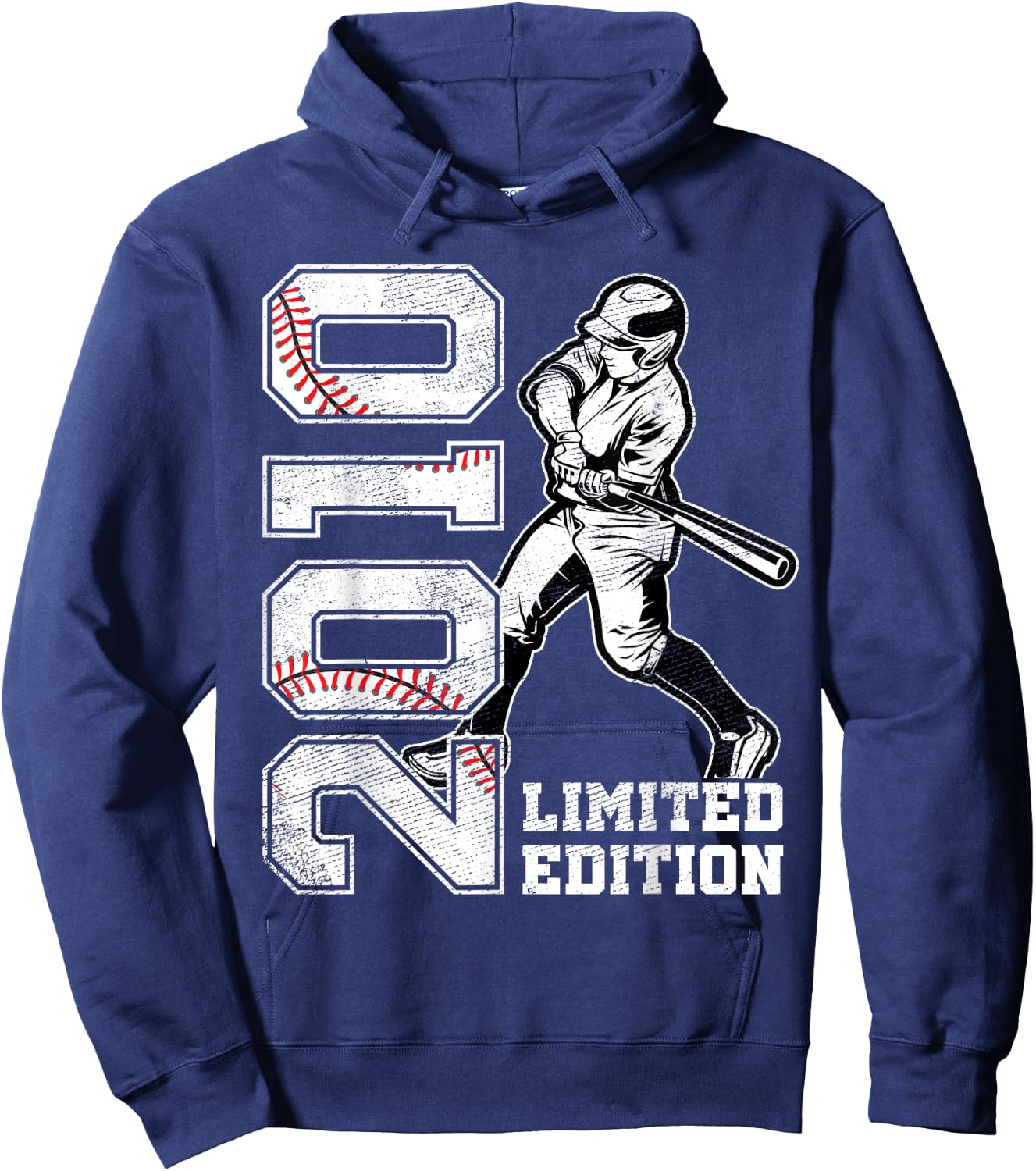 15th Birthday Baseball Limited Edition 2010 15 Years Old Hoodie - Hoodie | Navy