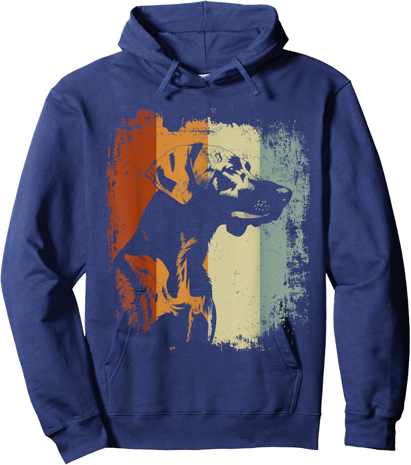 Plott Hound Retro Vintage Design Hoodie - Hoodie | Navy