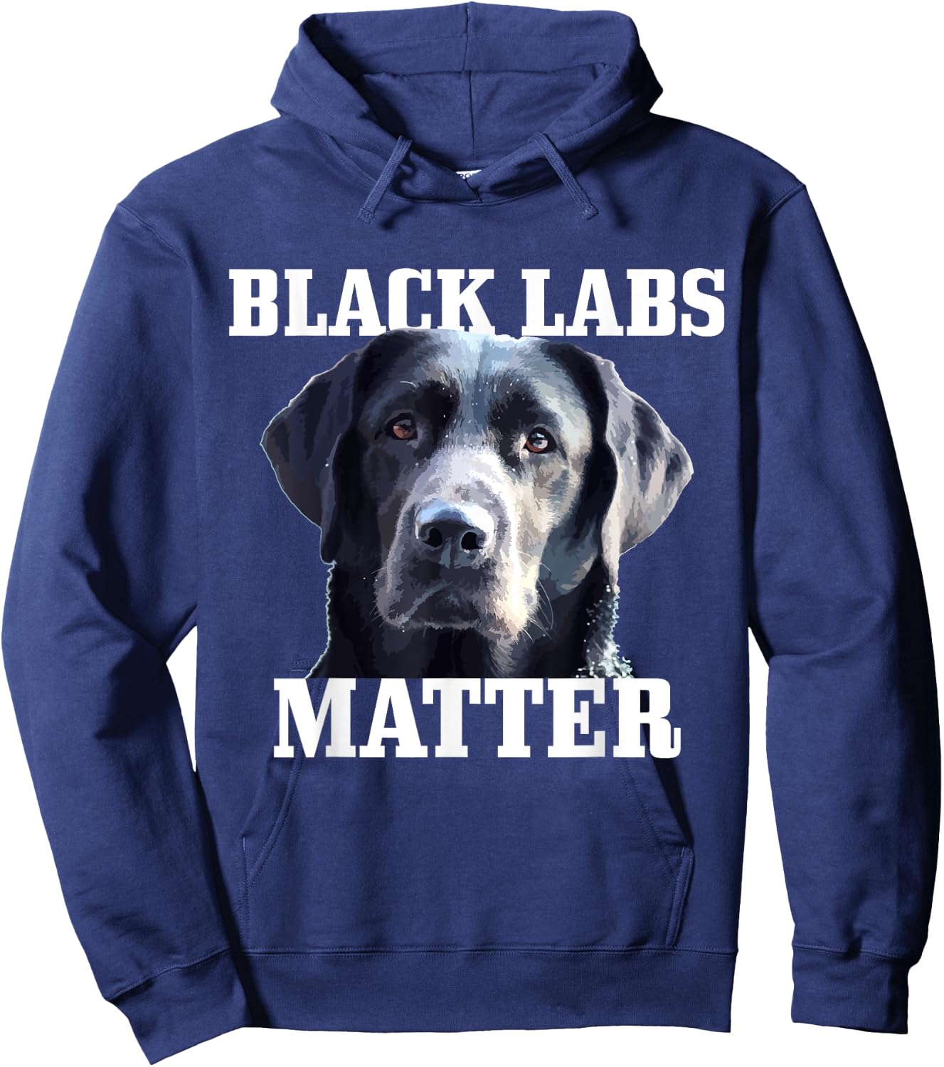 Black Labs Matter Labrador Retriever Mom Dad Dog Lover Funny Men Women Kids Hoodie - Hoodie | Navy