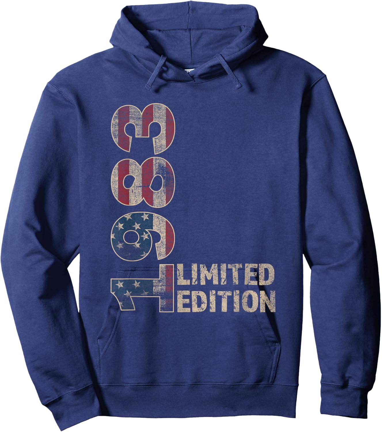 42th Birthday Gift men Vintage born 1983 turning 42 Year Old Hoodie - Hoodie | Navy