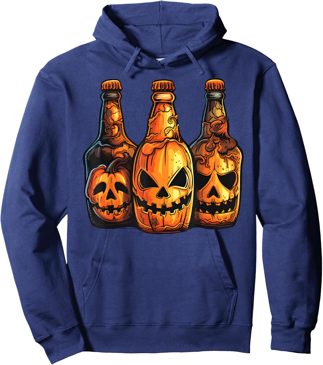 Pumpkin Beer Halloween Spooky Pumpkins Halloween Bar Crawl Hoodie - Hoodie | Navy