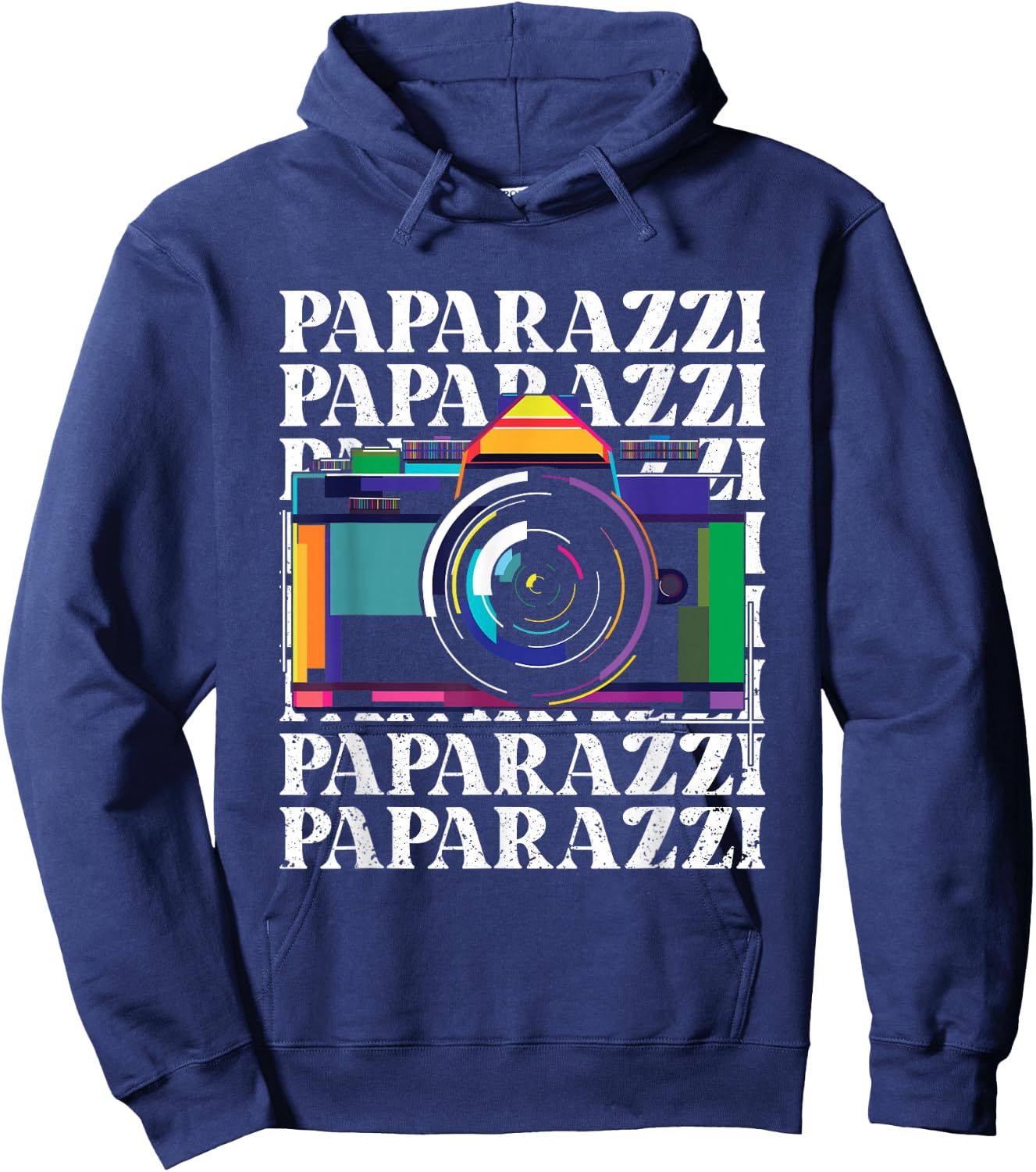 Paparazzi | Yellow Journalism Press | Photographer Camera Hoodie - Hoodie | Navy