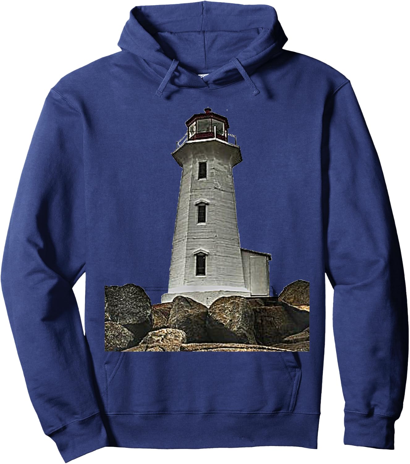 Lighthouse Shirt Beacon Light Tower Hoodie - Hoodie | Navy