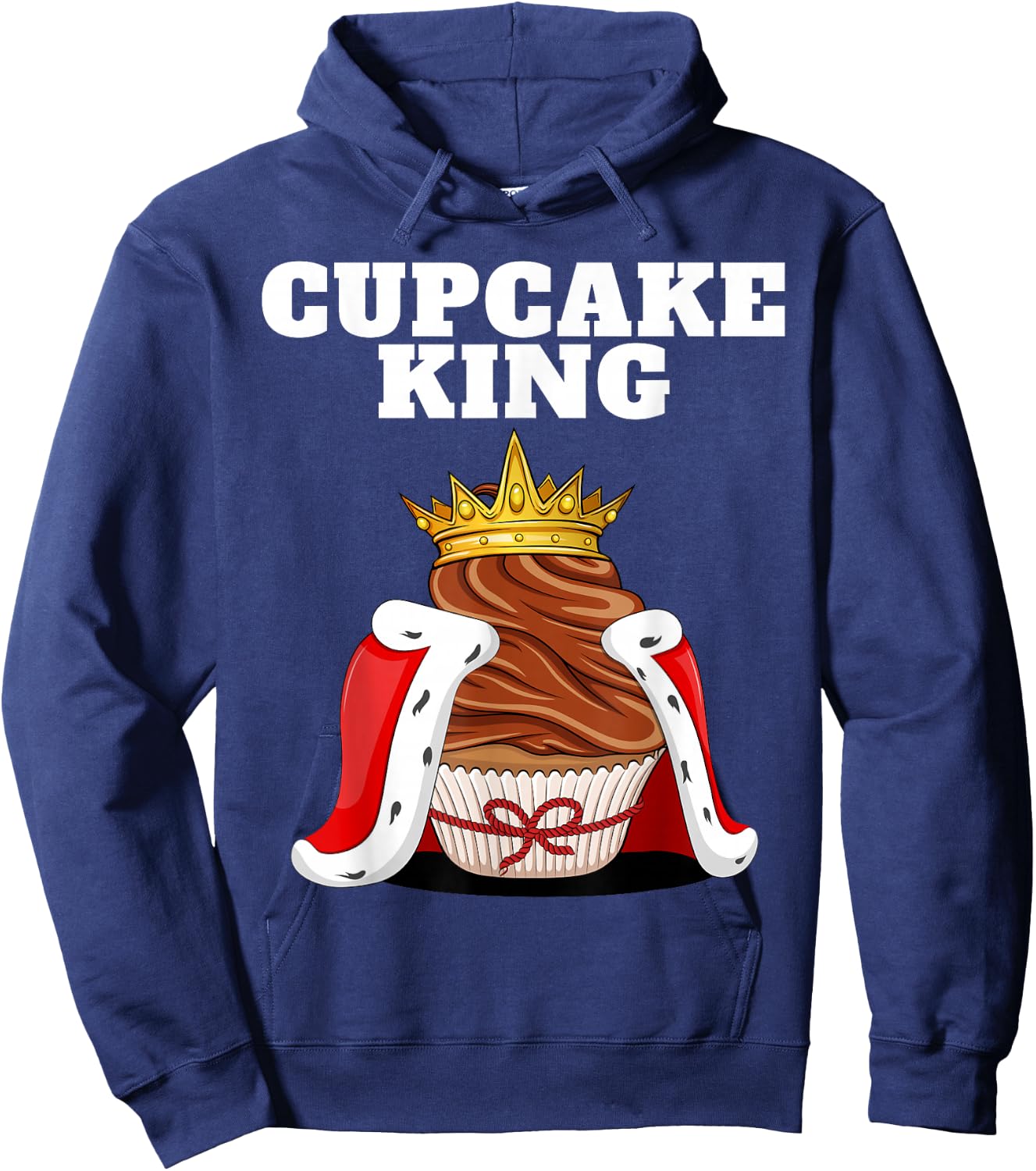 Cupcake King | Home Cake Baking Shirt | Cute Cupcake Hoodie - Hoodie | Navy