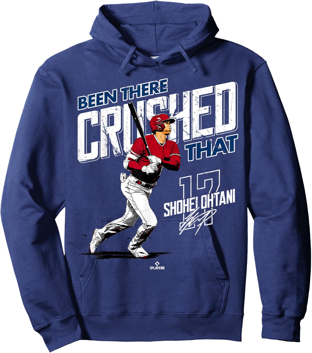 Been There Crushed That Shohei Ohtani Los Angeles MLBPA Hoodie - Hoodie | Navy