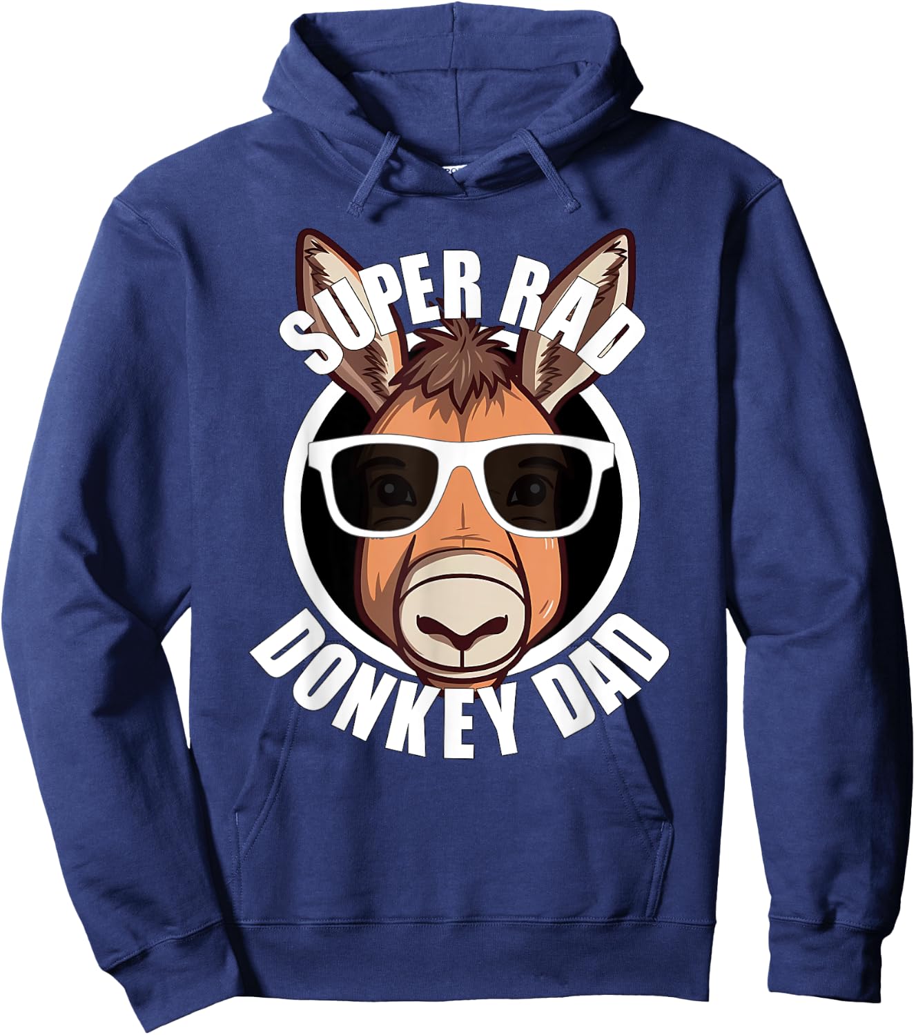 Donkey Dad Funny Father’s Day Farm Animals Farmer Men’s Hoodie - Hoodie | Navy