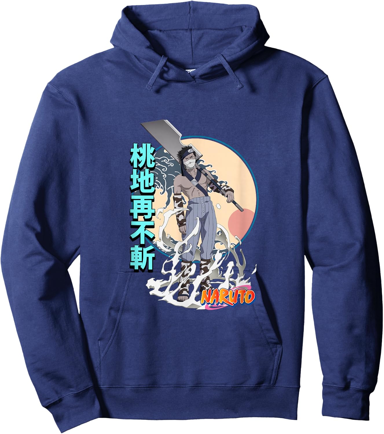 Naruto Classic Zabuza Momochi Hoodie - Hoodie | Navy