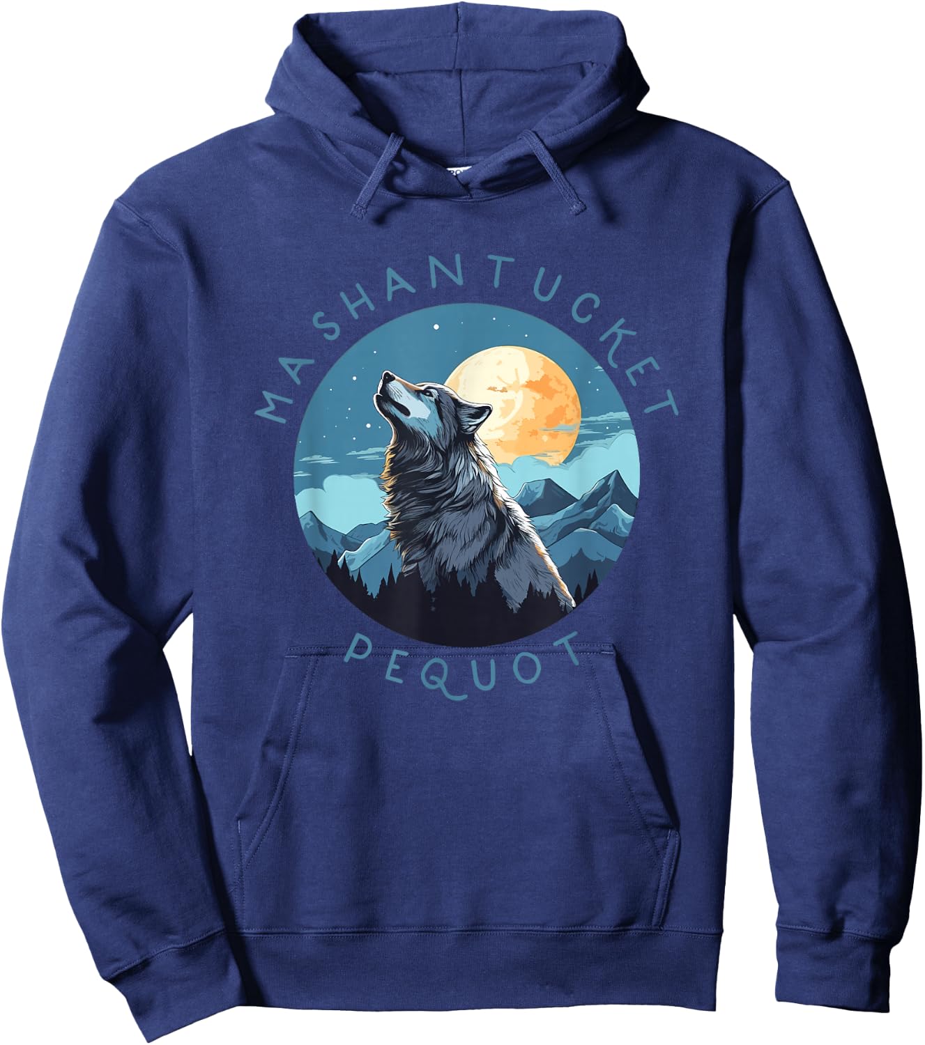 Mashantucket Pequot Indian Tribe Native American Indigenous Hoodie - Hoodie | Navy