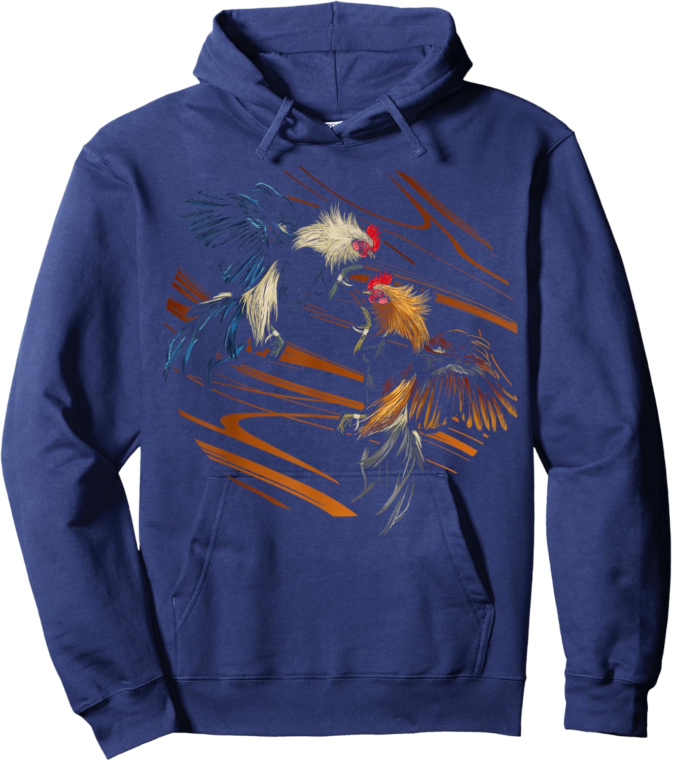 Peleas De Gallos Cockfighter Game Fowl Cockfighting Rooster Hoodie - Hoodie | Navy