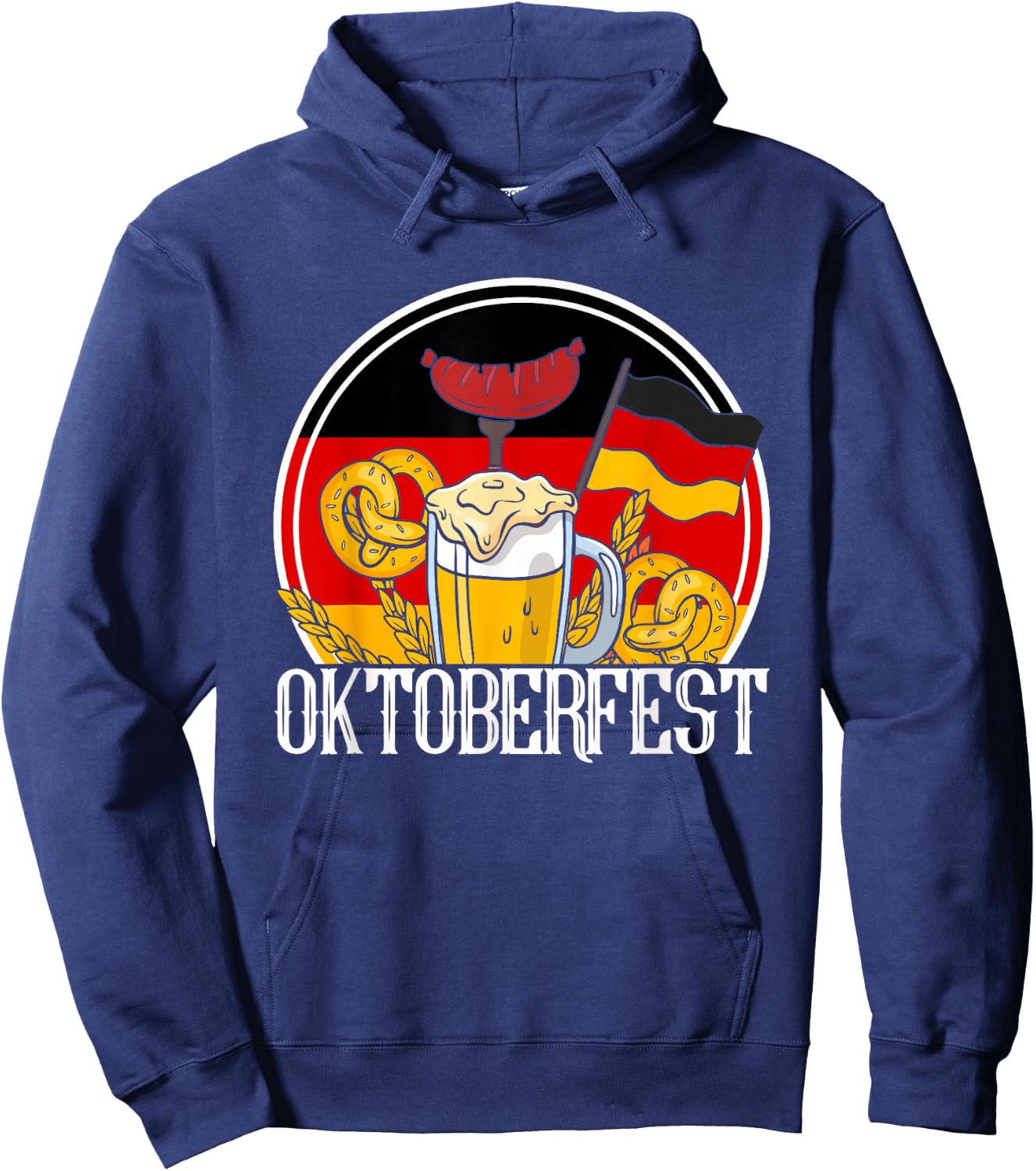 Oktoberfest 2025 Funny Oktoberfest 2025 Costume Men Women Hoodie - Hoodie | Navy