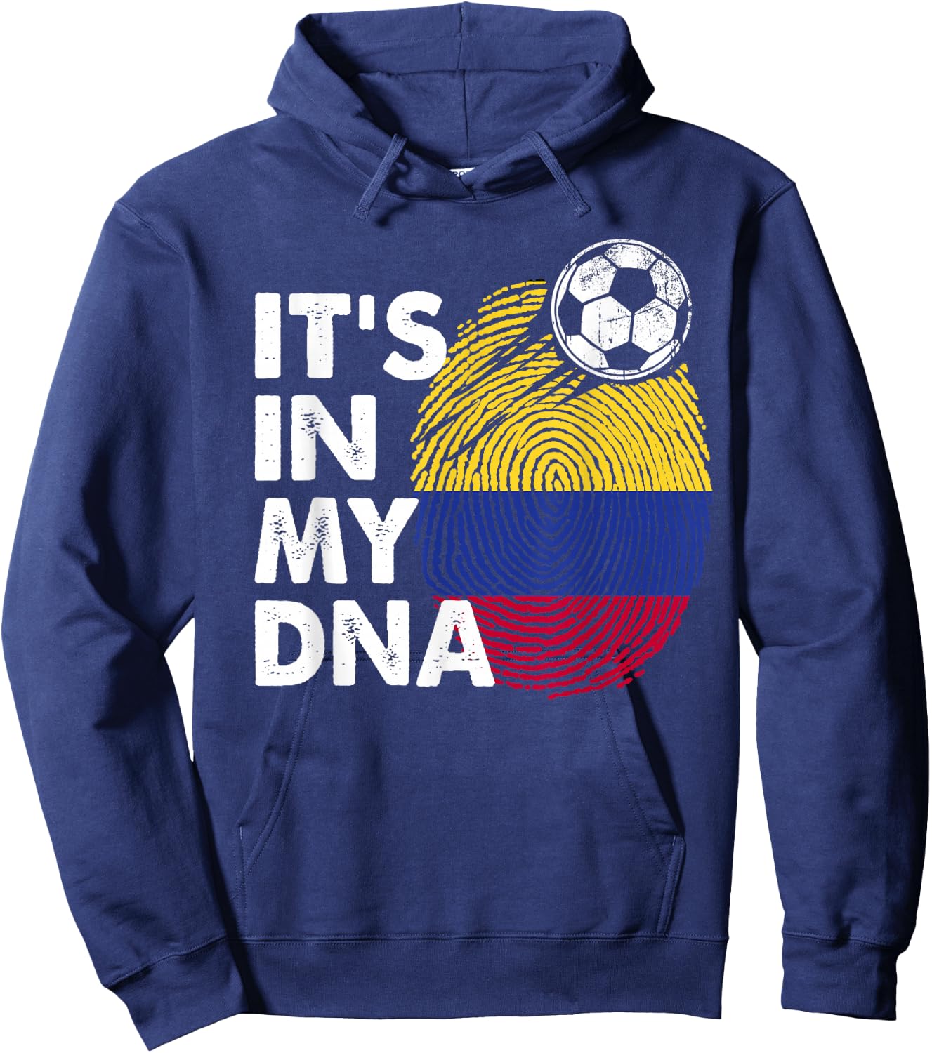 Colombia In My DNA Colombian Flag Team Colombia Hoodie - Hoodie | Navy