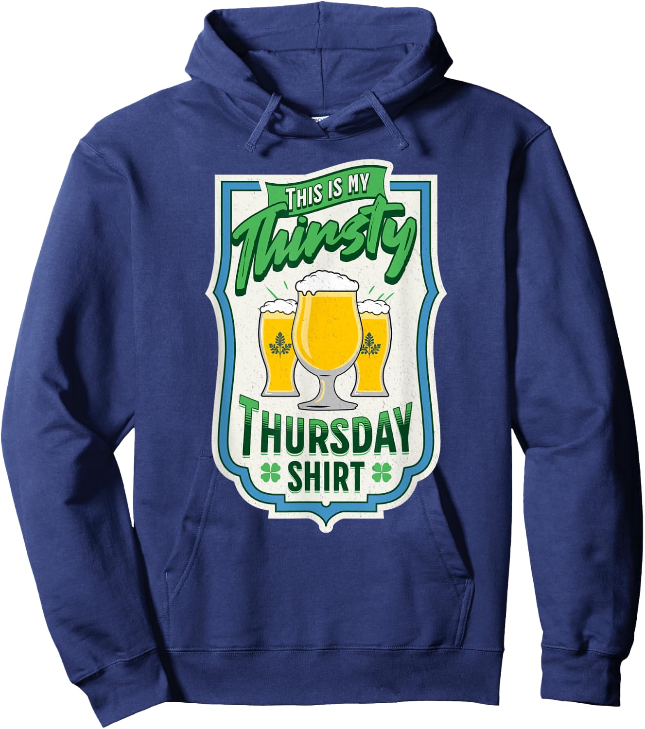 Thirsty Thursday Beer Hoodie - Hoodie | Navy