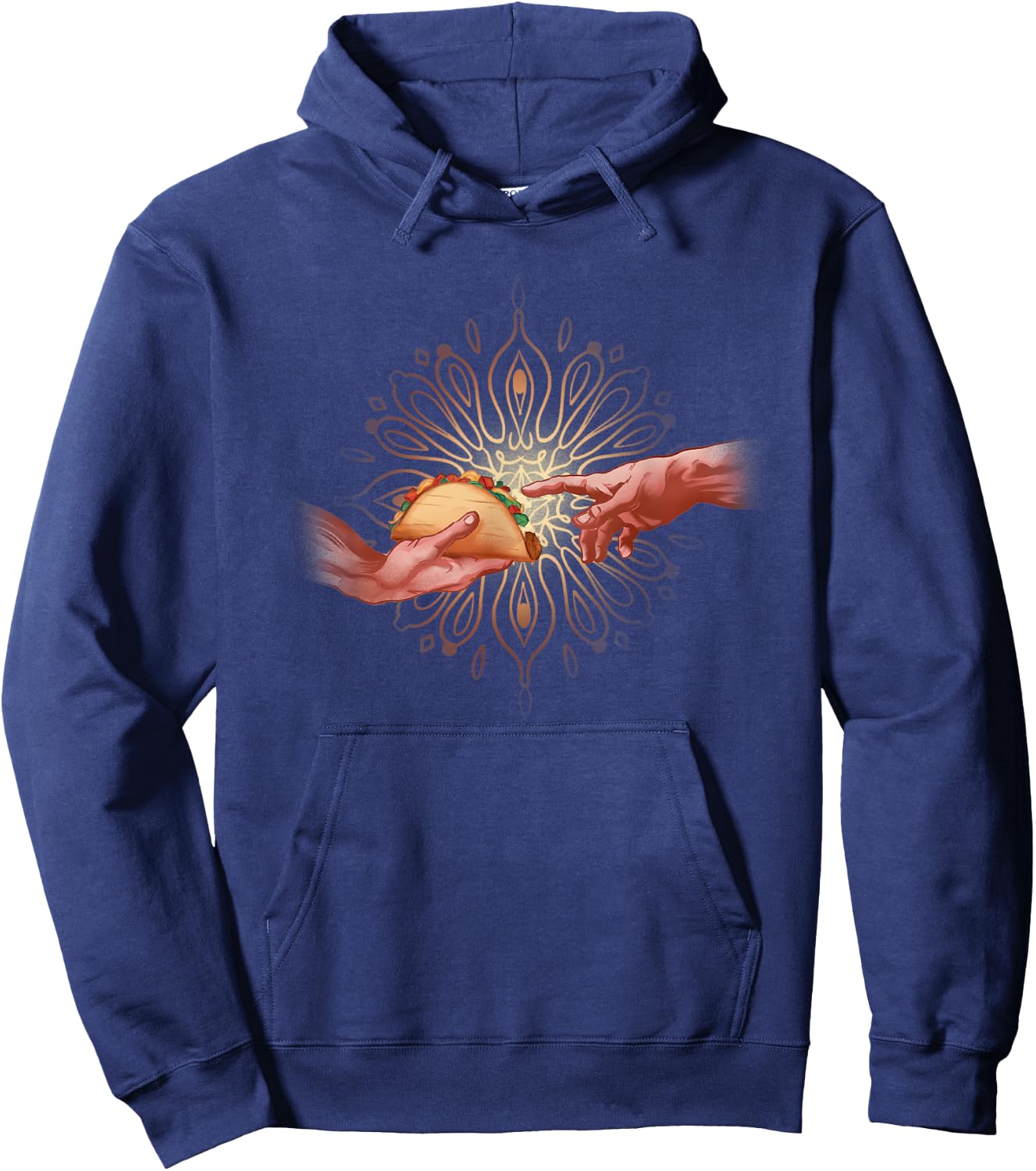 Taco Creation Funny Mexican Chicano Art Hoodie - Hoodie | Navy
