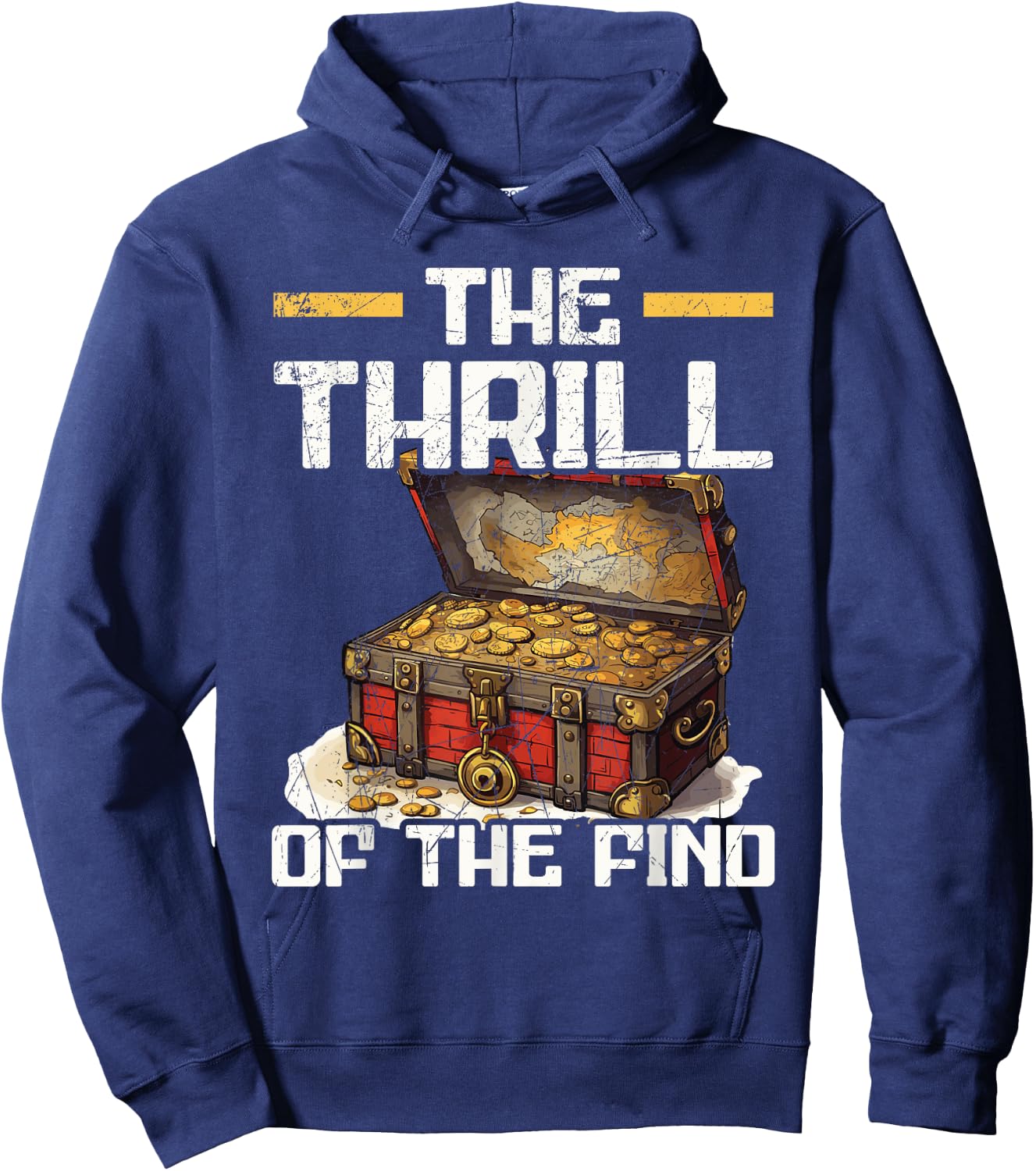 Treasure Hunter Metal Detecting Treasure Hunting Hoodie - Hoodie | Navy