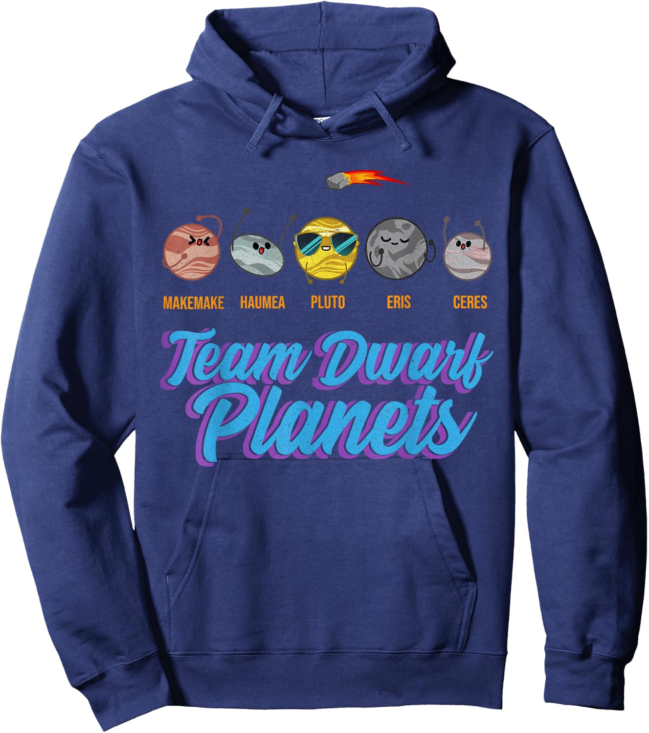 Team Dwarf Planets Small Astronomy Space Astronaut Fans Hoodie - Hoodie | Navy