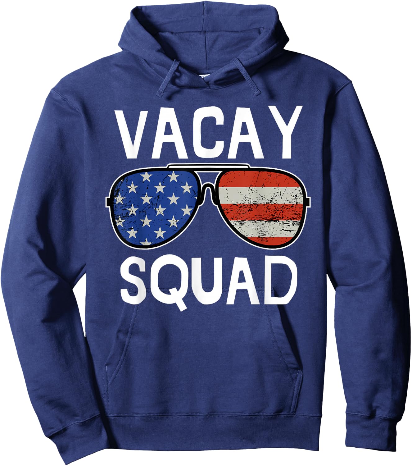 Vacay Squad Summer Vacation Family Friends Trip Matching Hoodie - Hoodie | Navy