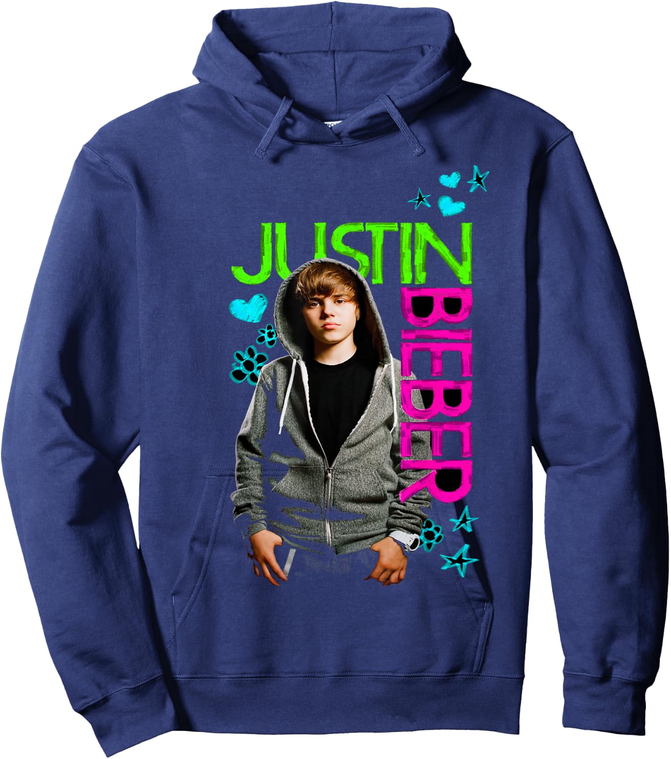 Official Justin Bieber Black Hoodie - Hoodie | Navy