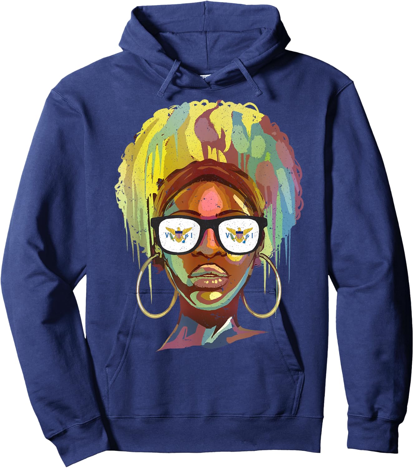 American Virgin Islands Hoodie - Hoodie | Navy
