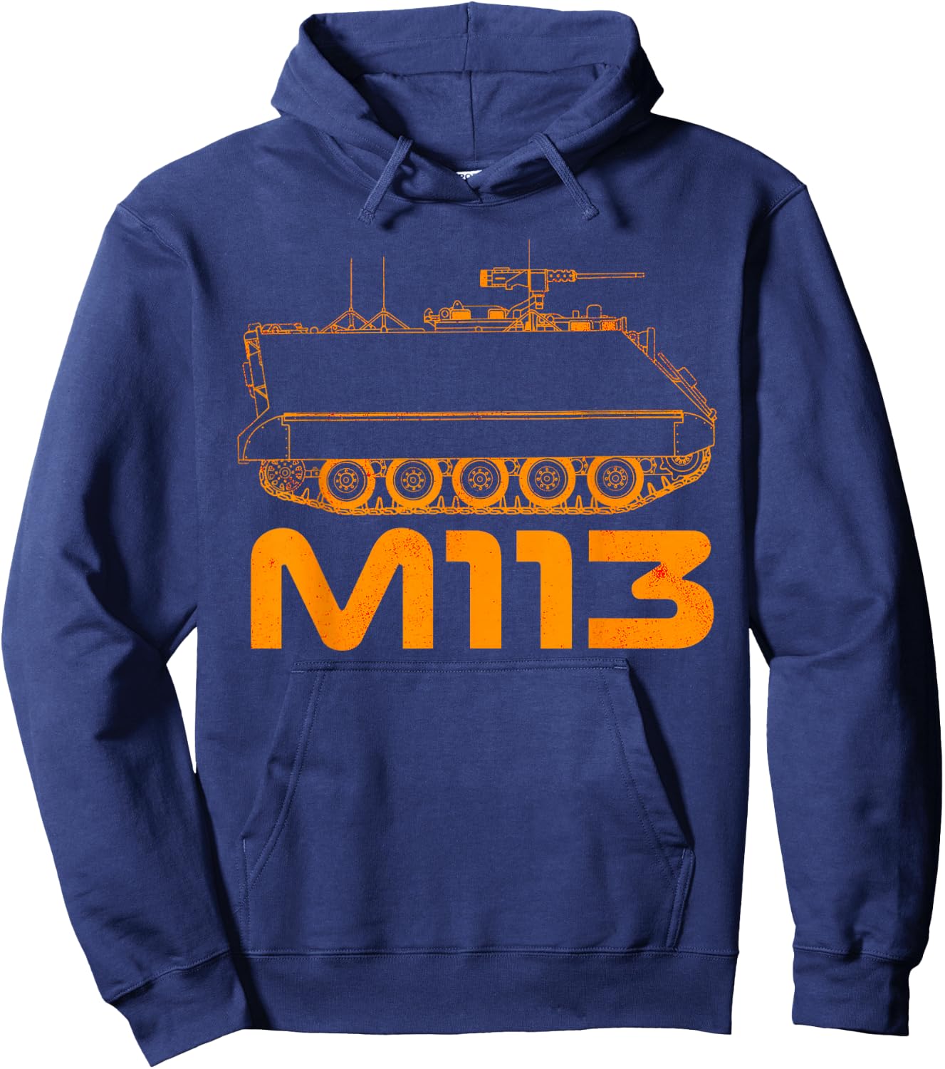 M113 Armored Personnel Carrier USA America American Military Hoodie - Hoodie | Navy