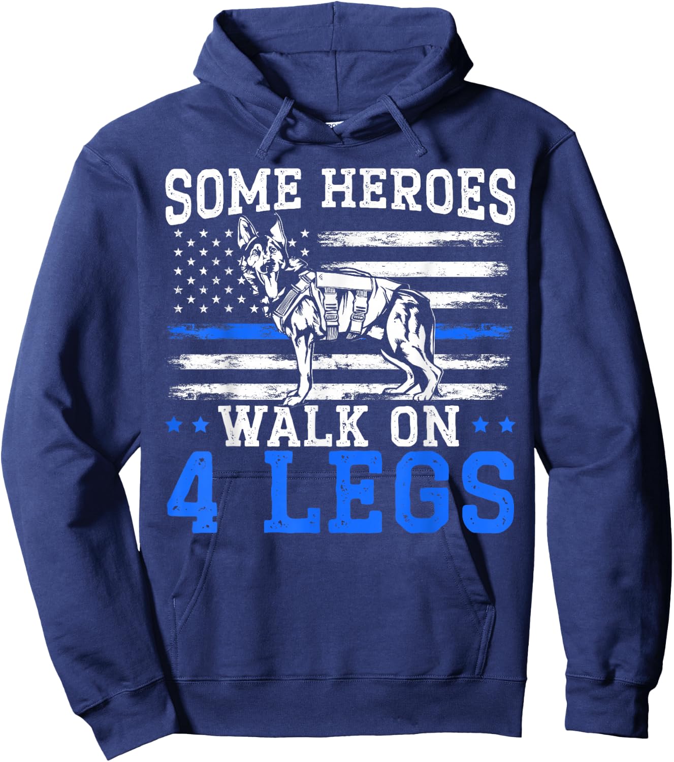 K9 Handler Police Dog Law Enforcement Police K9 Unit Hoodie - Hoodie | Navy