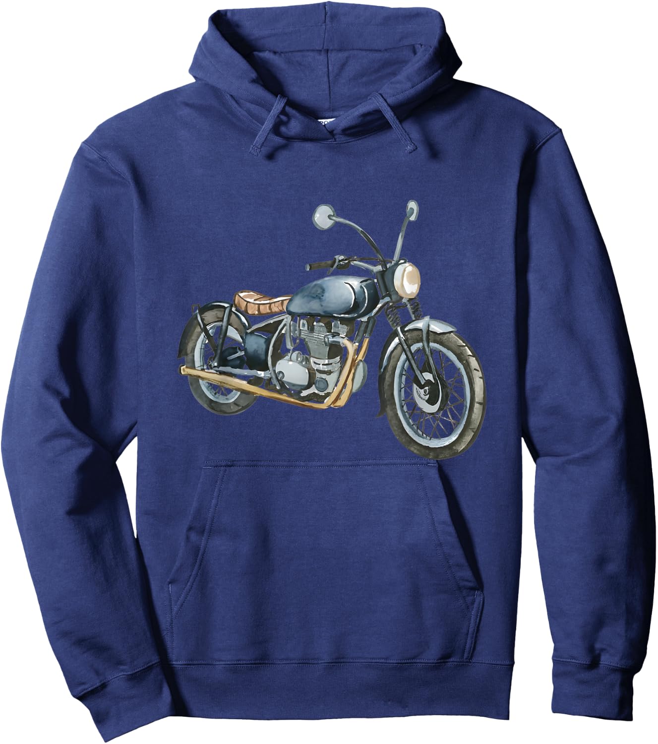 Vincent Rapide Vintage Motorcycle Bike Design Hoodie - Hoodie | Navy