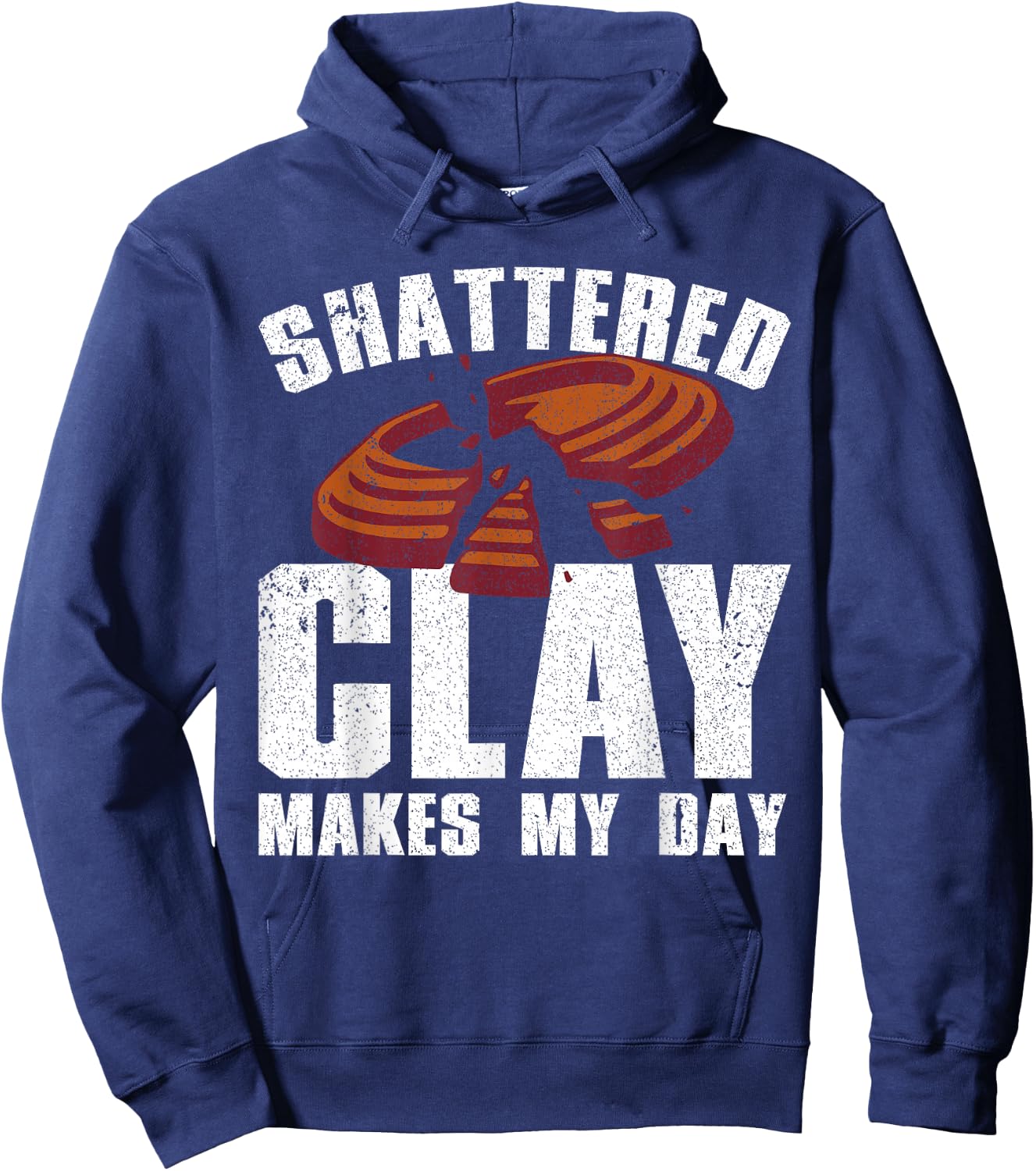 Cool Trap Shooting Art Women Clay Skeet Trap Shooter Hoodie - Hoodie | Navy
