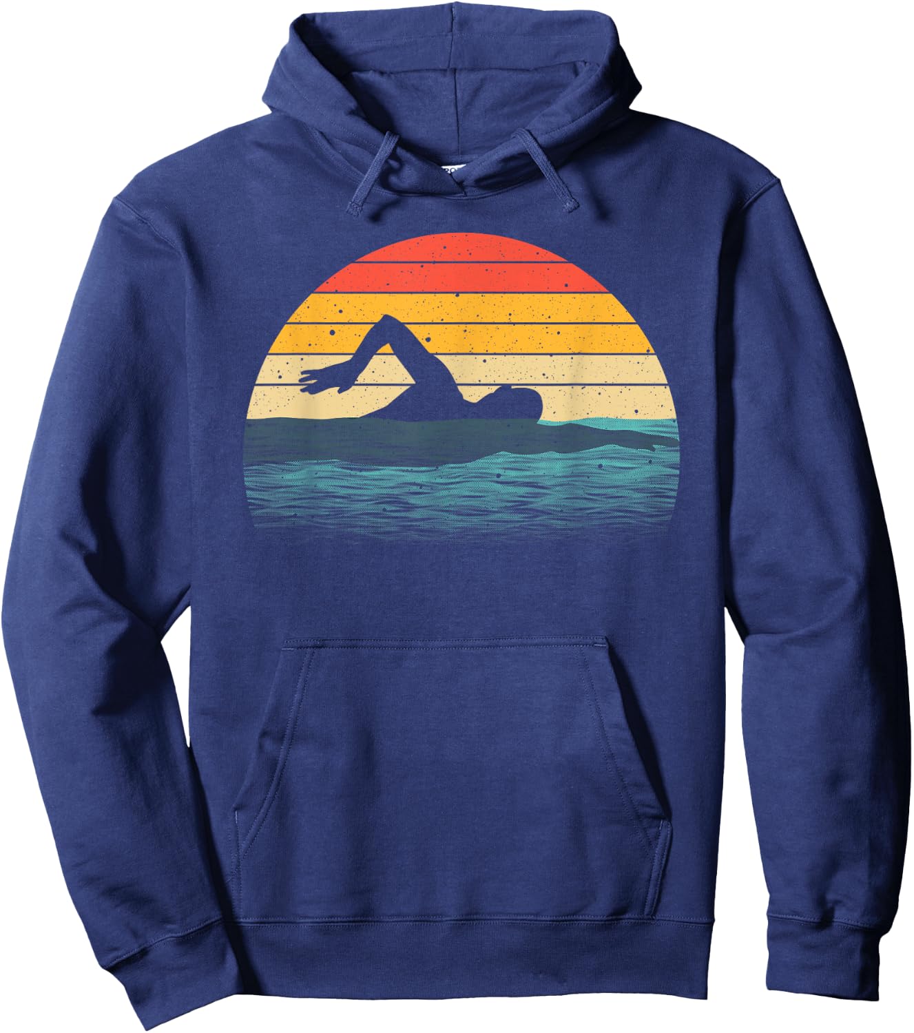 Funny Swimming Art Women Swim Coach Rescue Swimmer Hoodie - Hoodie | Navy