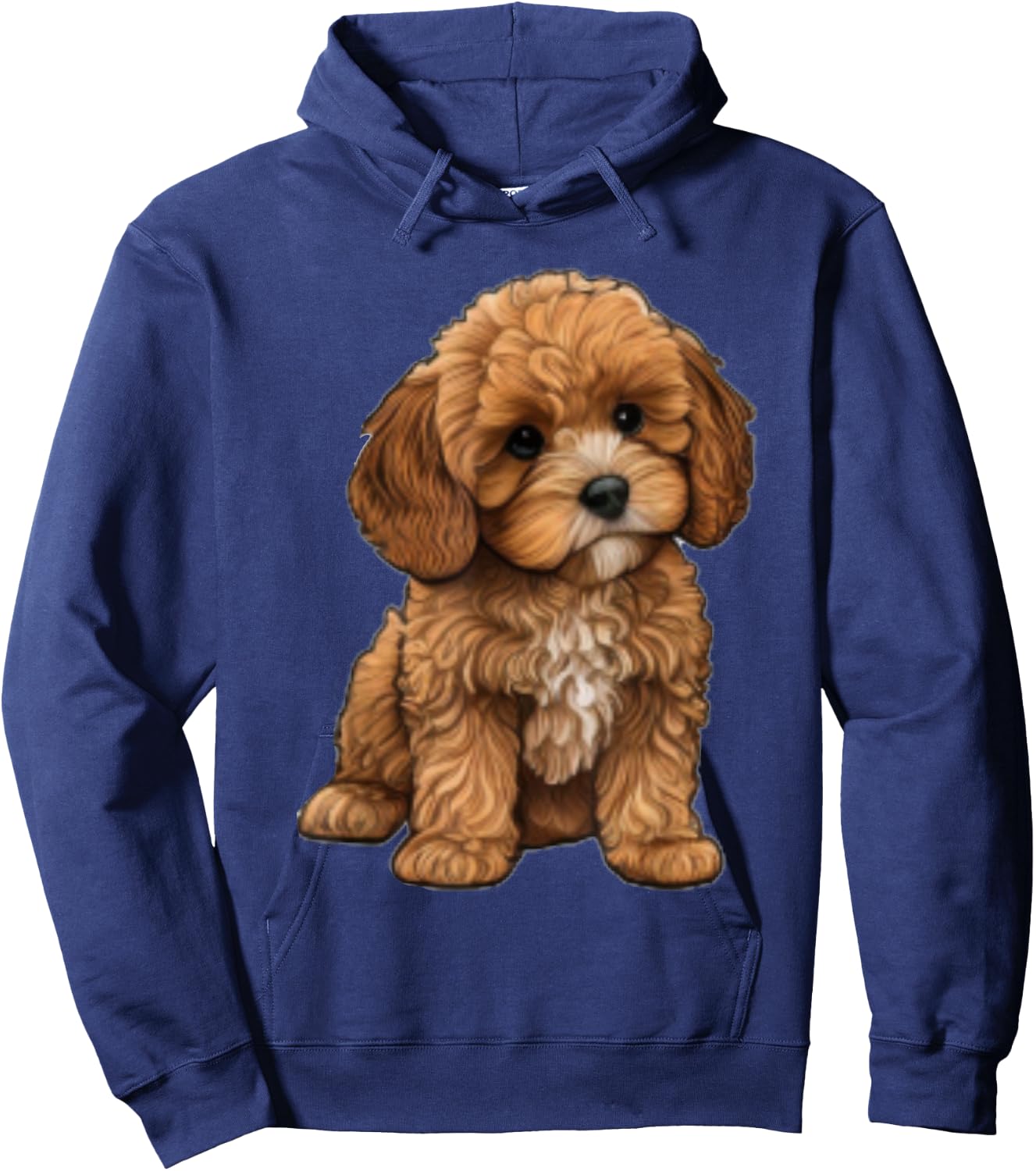 Cavapoo cavoodle cockapoo goldendoodle Pumpkin Thanksgiving Hoodie - Hoodie | Navy