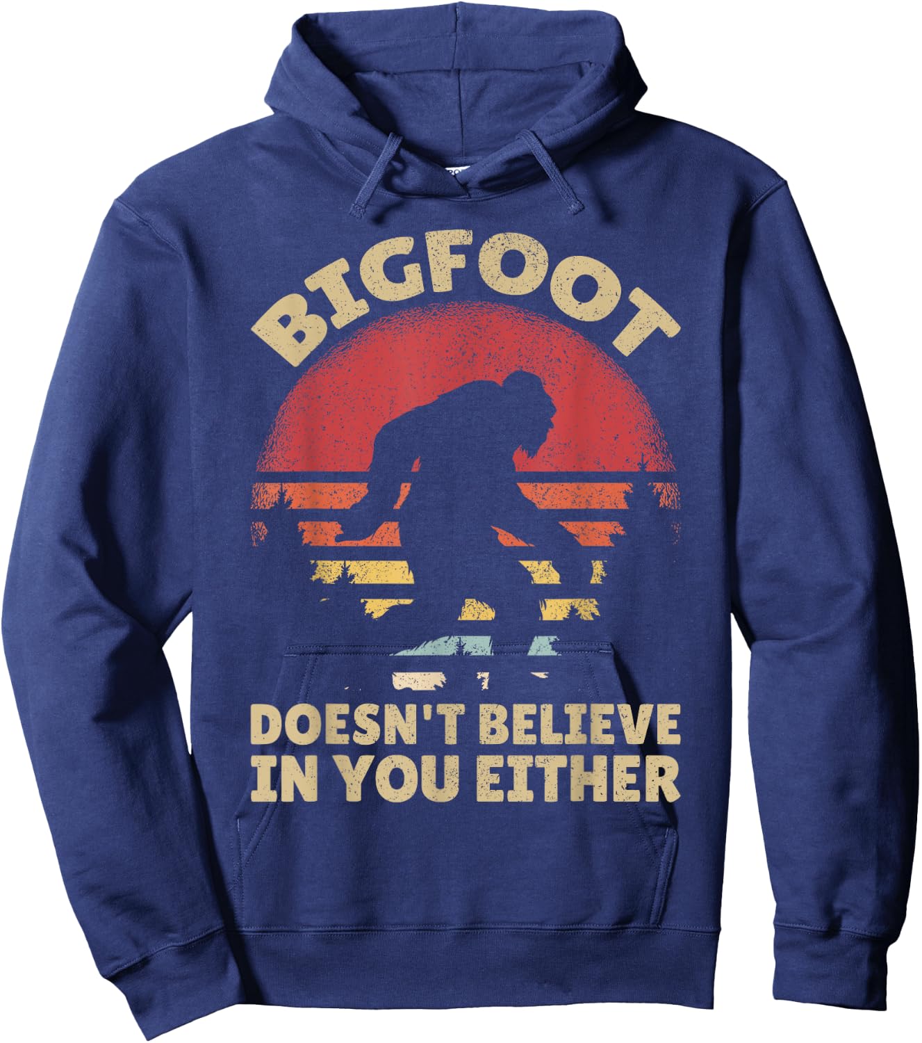 Bigfoot Costume Kids Sasquatch Outfit Big Foot Bigfoot Hoodie - Hoodie | Navy