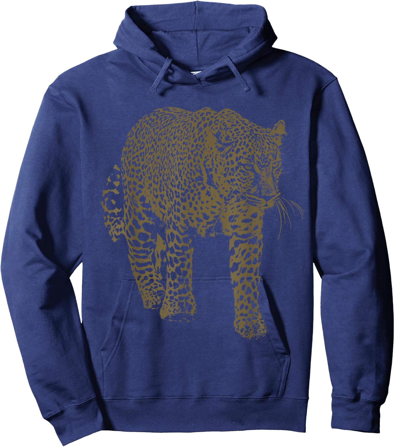Leopard Hoodie - Hoodie | Navy