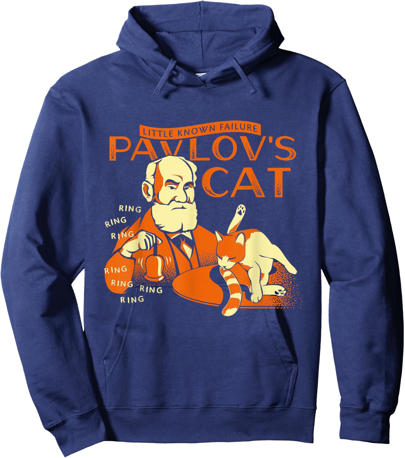 Little Known Failure Pavlov's Cat Funny Cat Lover Hoodie - Hoodie | Navy