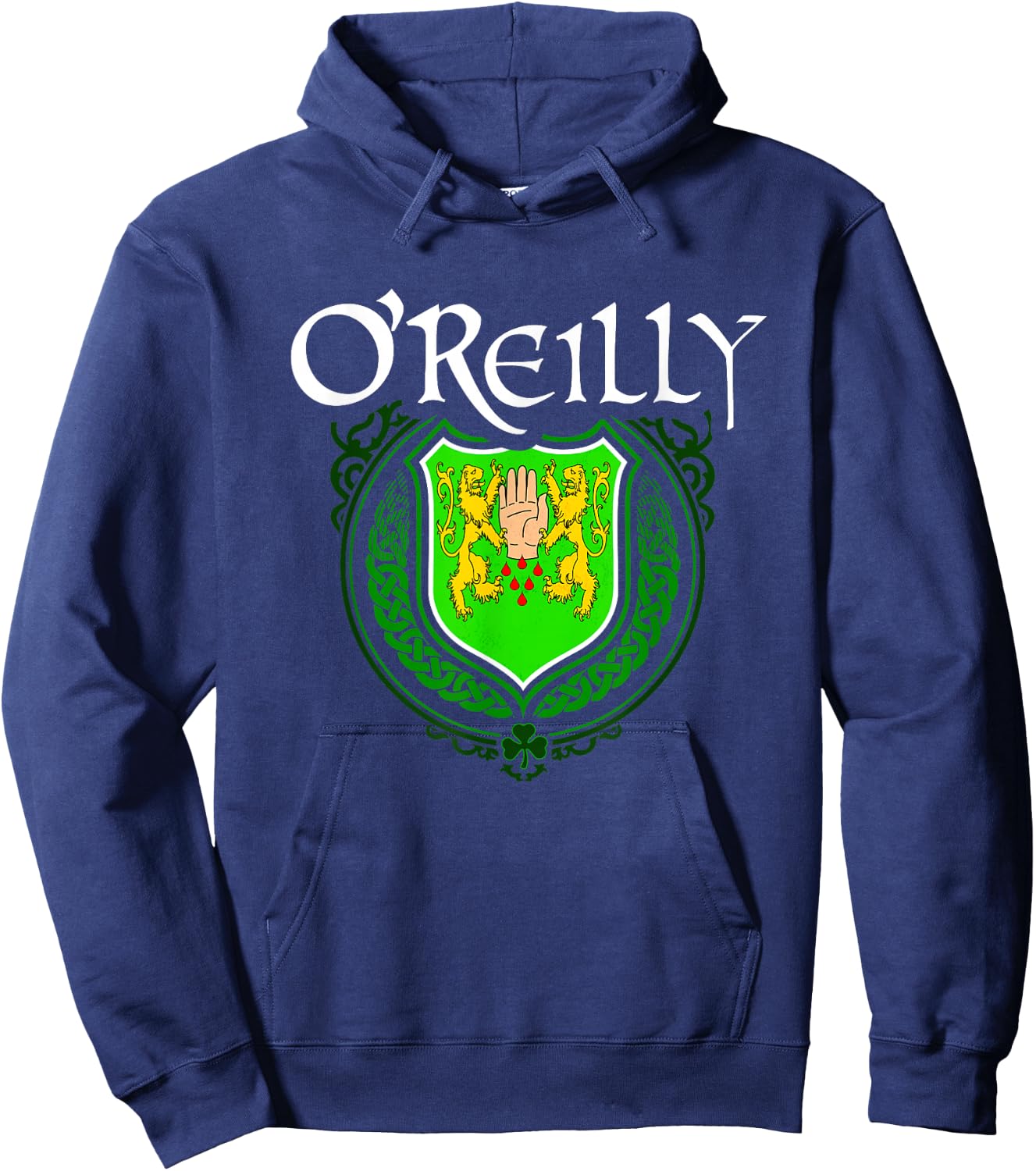O'Reilly Surname Irish Clan Tartan Badge Ireland Hoodie - Hoodie | Navy