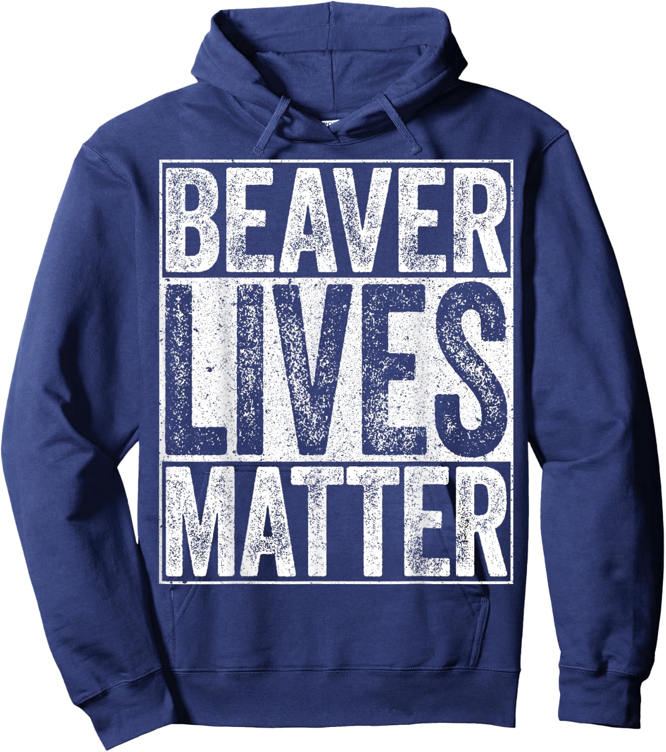 Beaver Lives Matter Shirt Men Women Kids Funny Beaver Lover Hoodie - Hoodie | Navy