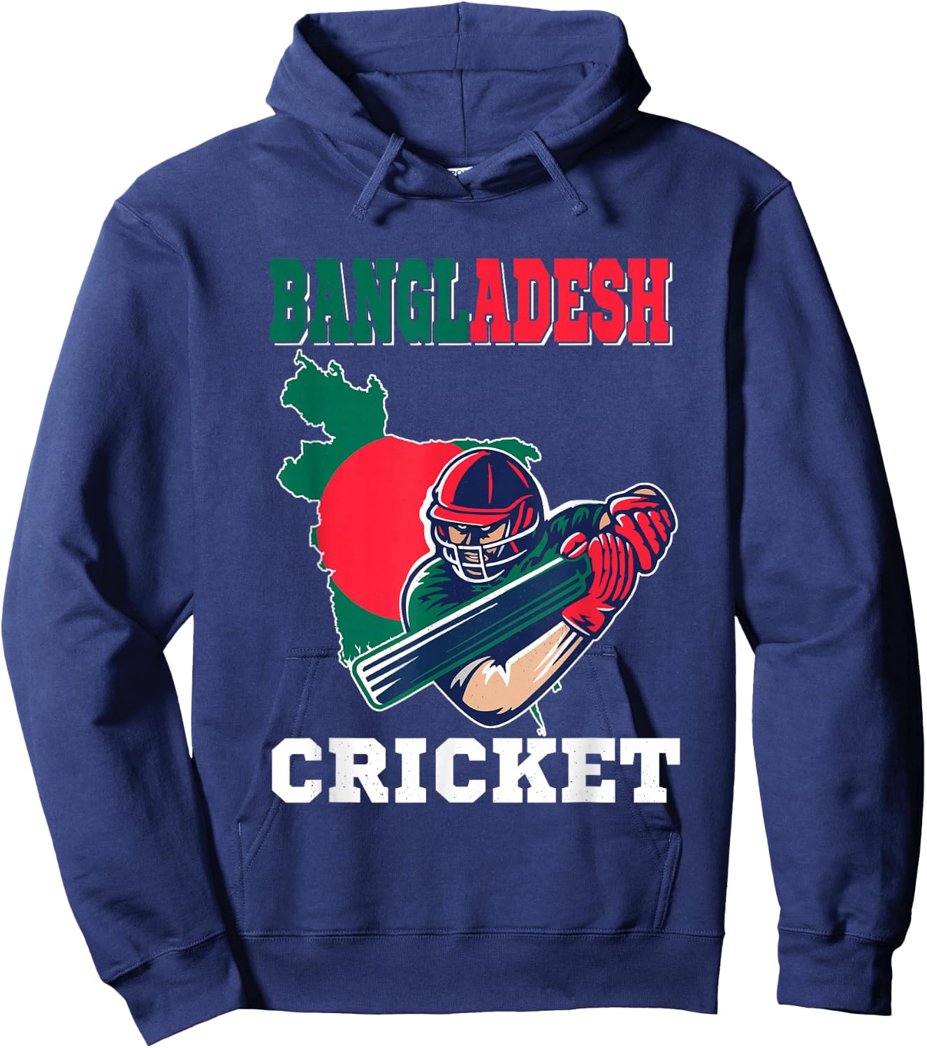 Bangladesh Cricket Player Flag Jersey Bangladeshi Sports Hoodie - Hoodie | Navy