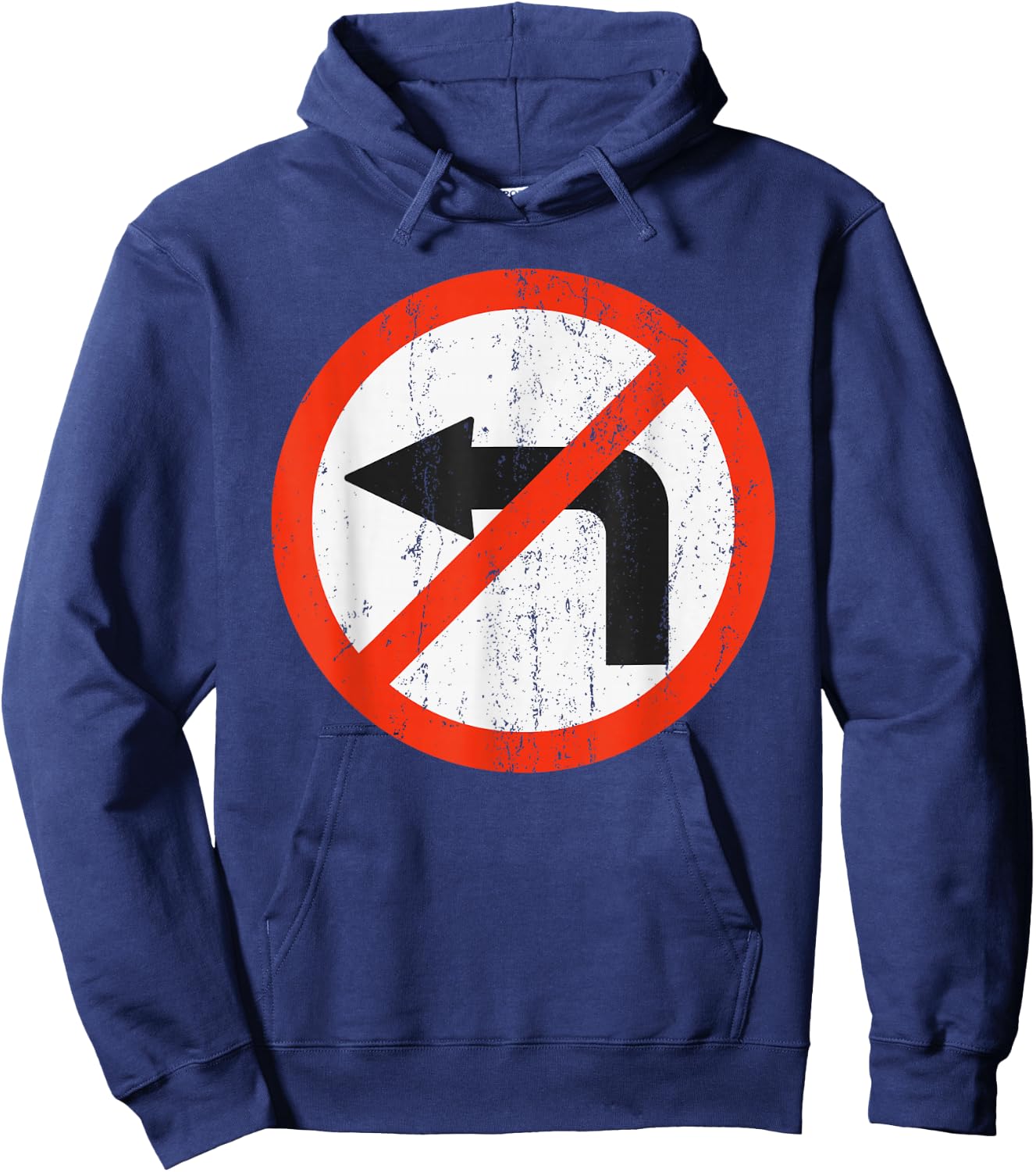 Vintage Road Signs Funny Traffic Signs Halloween Costume Hoodie - Hoodie | Navy
