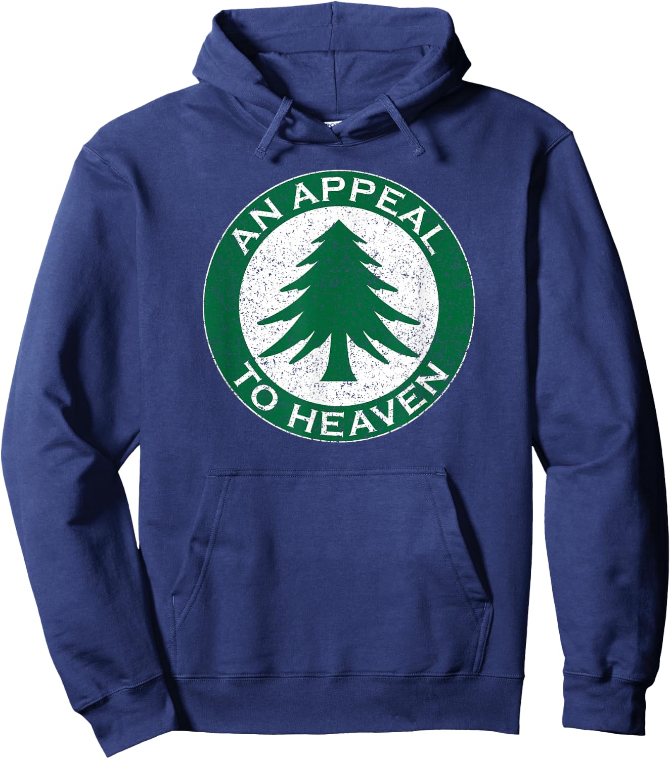AMERICAN REVOLUTION FLAG AND SYMBOLS AN APPEAL TO HEAVEN FLAG PINE TREE FLAG ROUNDEL NEW ENGLAND -Adults Black Cotton 60% Polyester 40% Short Sleeve Classic Fit Hoodie - Hoodie | Navy