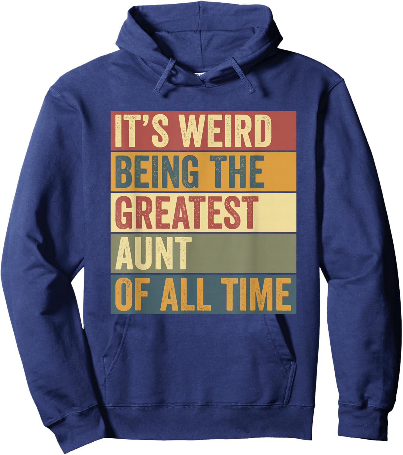 Greatest Aunt Funny Saying Hoodie - Hoodie | Navy