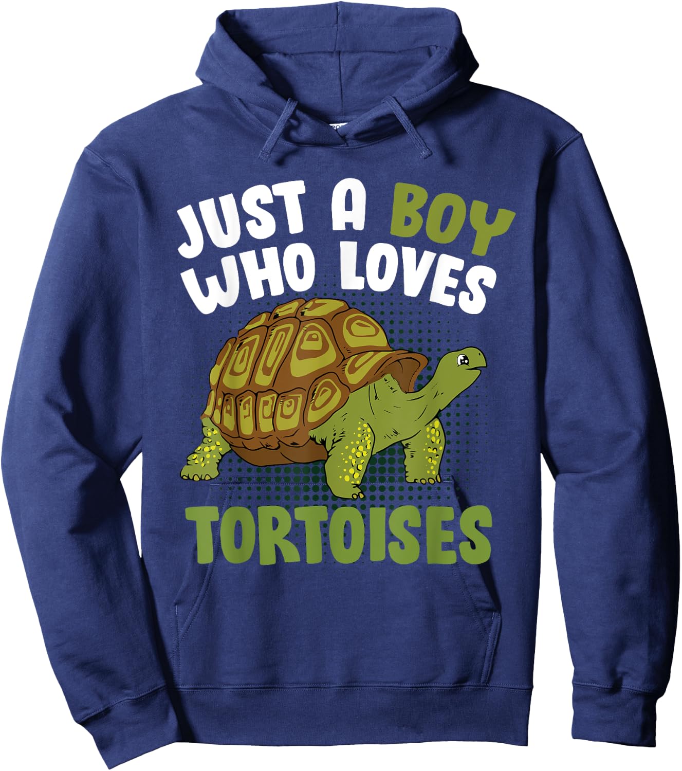 Just A Boy Who Loves Tortoises Men Reptile Turtle Hoodie - Hoodie | Navy