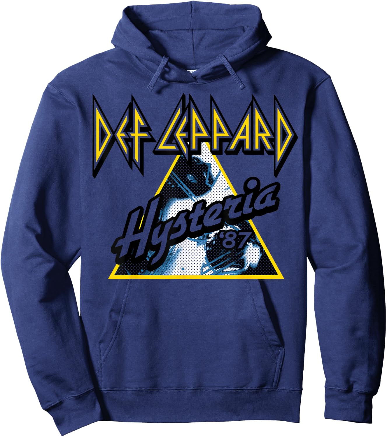 Def Leppard - Hysterical Hoodie - Hoodie | Navy