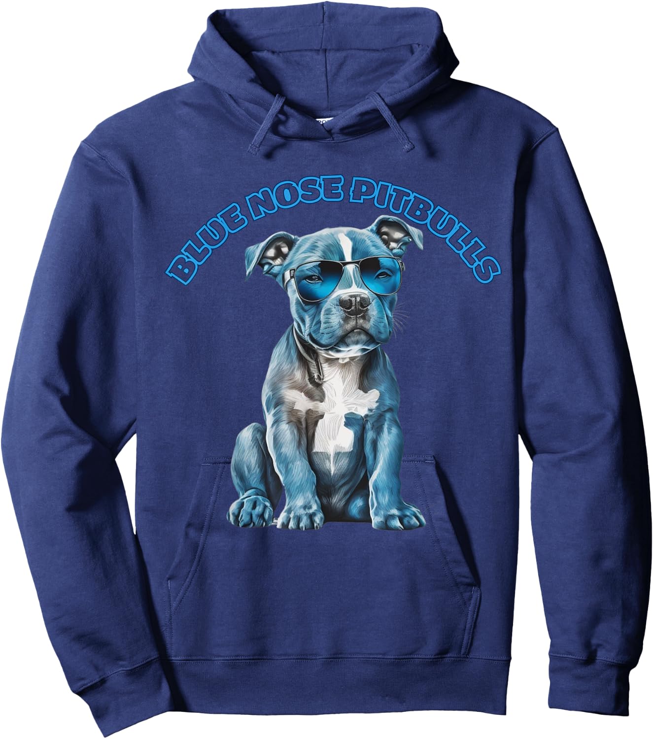 Blue Nose Pitbull Hoodie - Hoodie | Navy