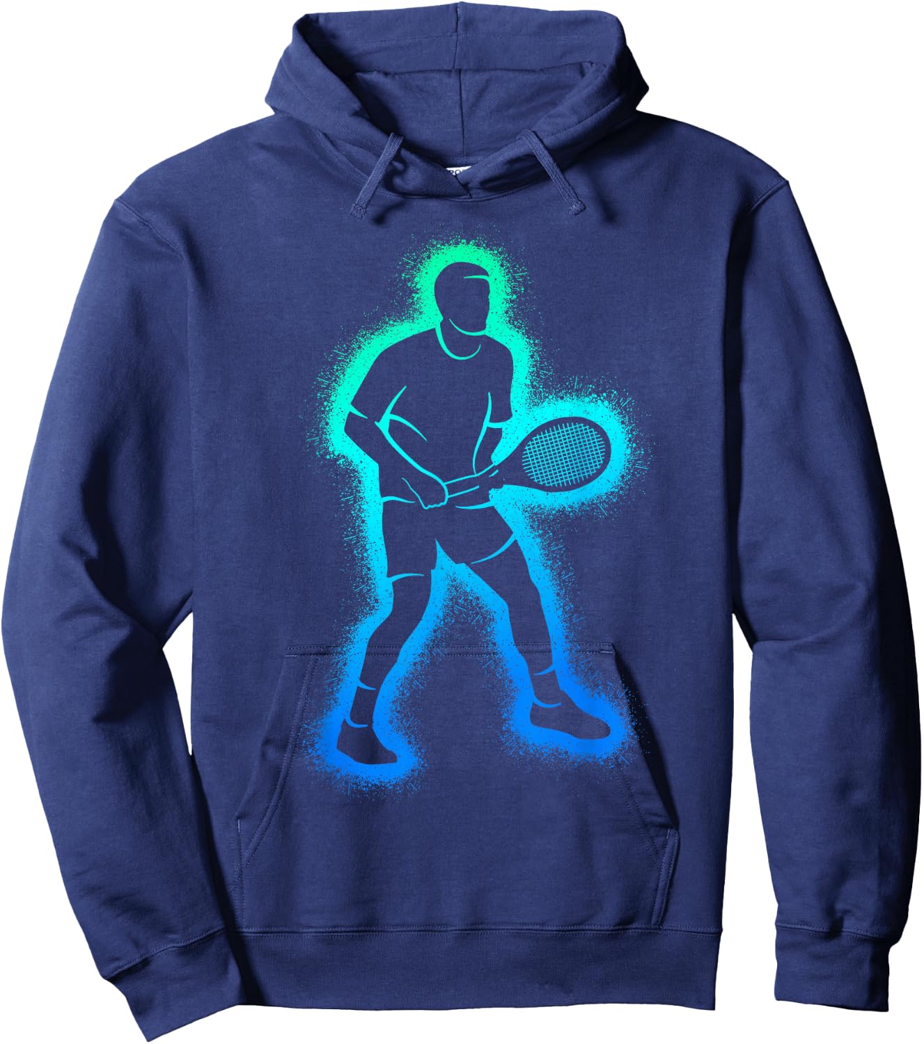 Tennis Players Rackets Kids Boys Men Tennis Player Hoodie - Hoodie | Navy