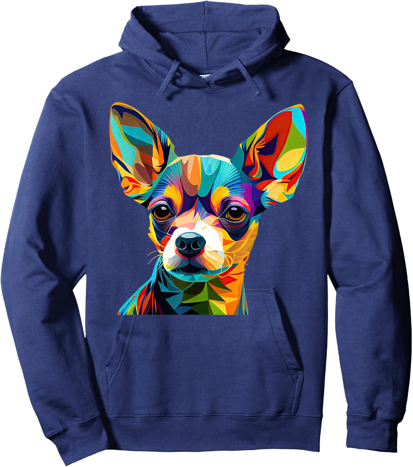 Chihuahua Lover Design Pop Art Cute Chihuahua Hoodie - Hoodie | Navy