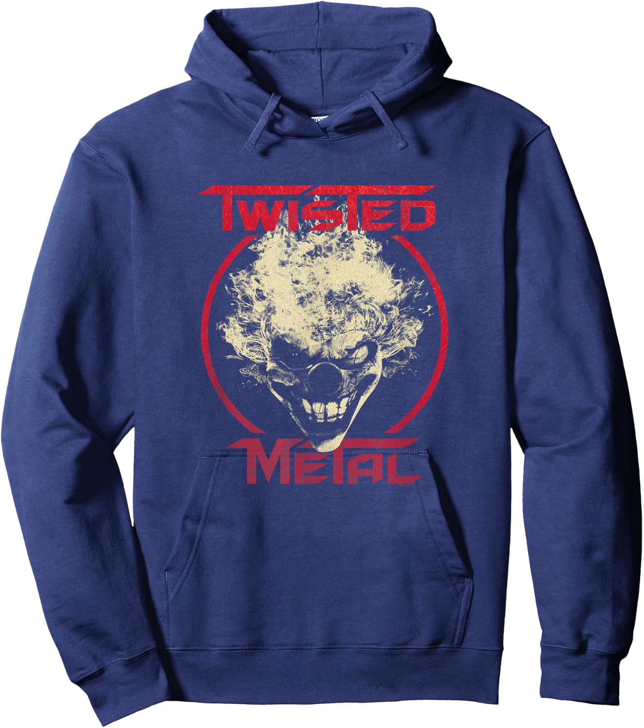 Twisted Metal Sweet Tooth Circle Logo Hoodie - Hoodie | Navy
